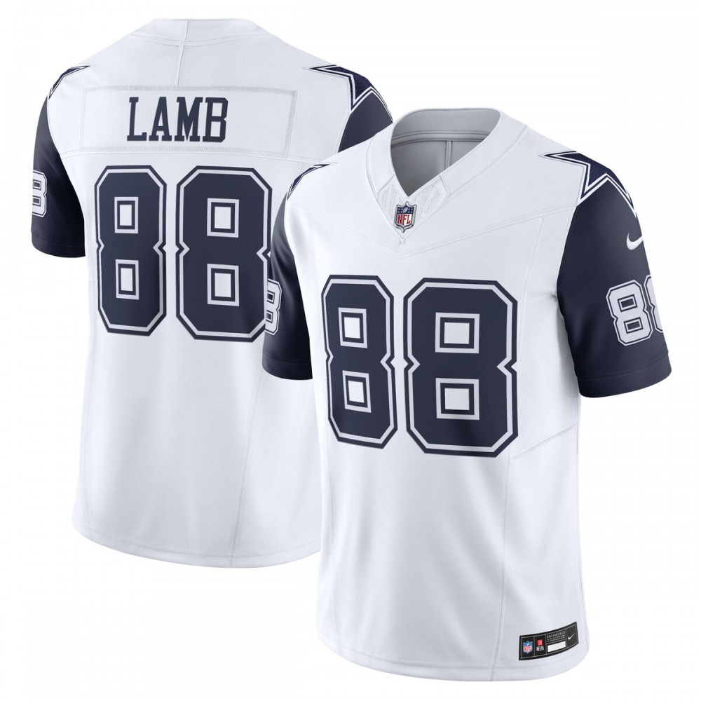CeeDee Lamb Dallas Cowboys Nike Vapor F.U.S.E. Limited Jersey - White-GridironStore